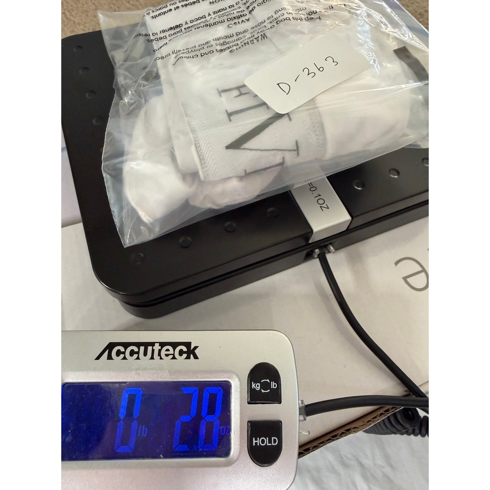 Five the Label Youth Large White Scoop Neck Elastic Band Sports Bra Soft Comfy - Picture 7 of 7
